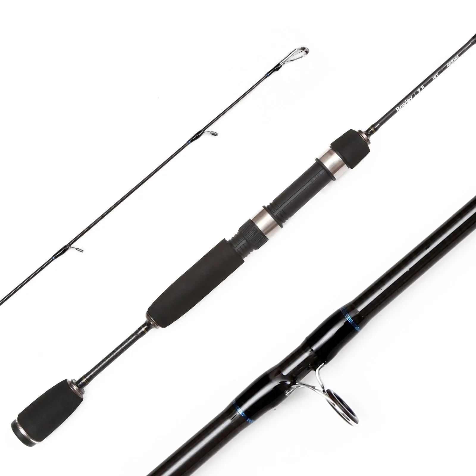 1.2m(4ft) 2sec Raft Carbon Fishing Rod Winter Ice Fish Pole Portable Spinning Lure Rod Fishing Gear