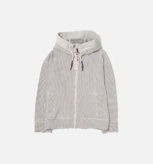adidas Day One Waffle Hooded Track Top Jacket Men's - Creme/Brown