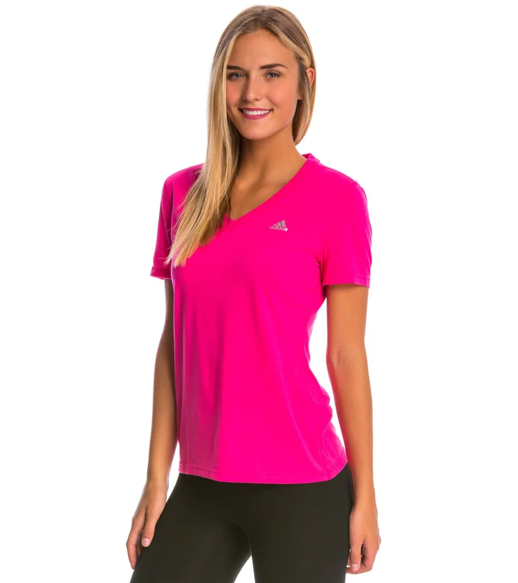 Adidas Women's Ultimate Short Sleeve V-Neck