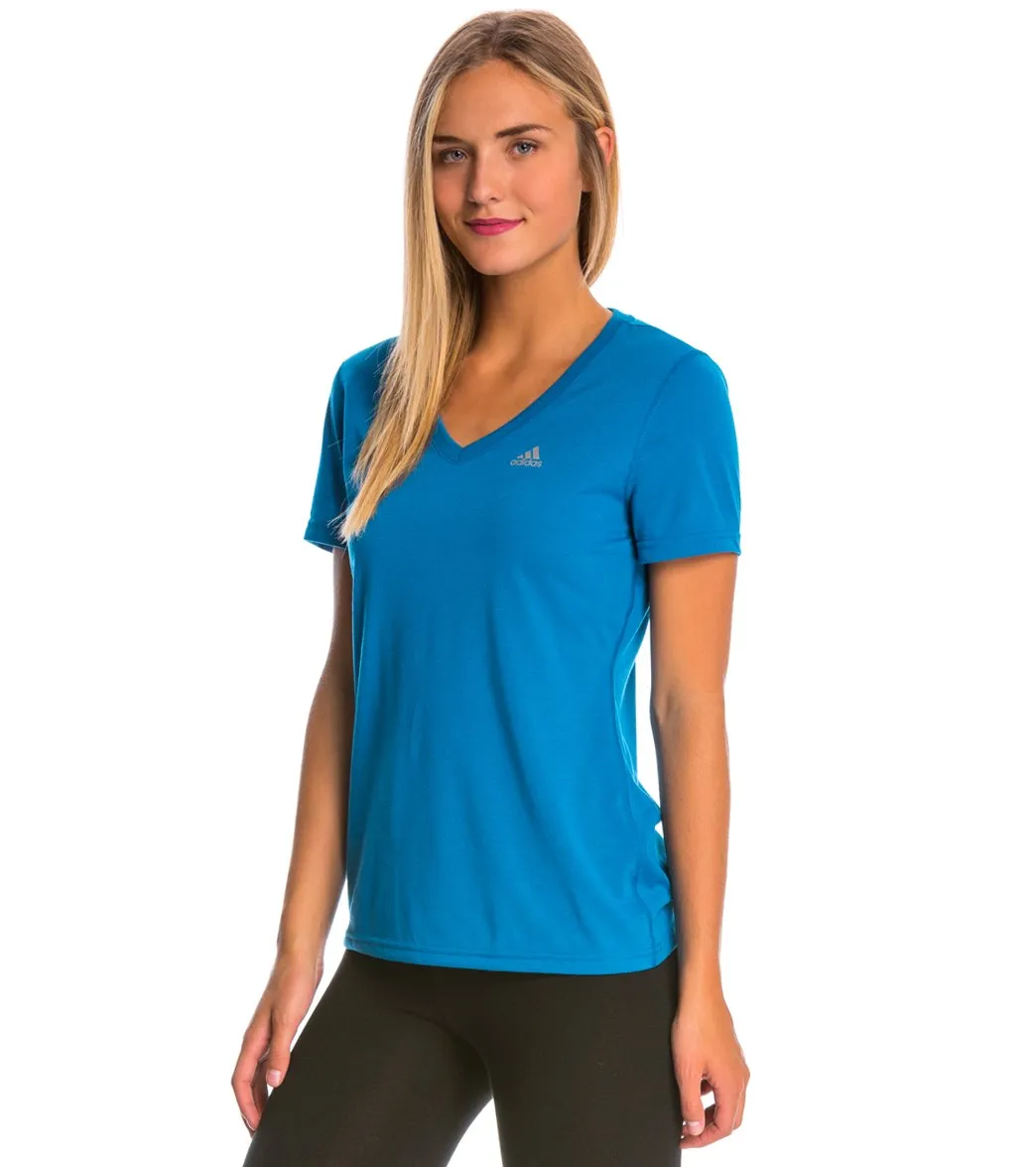 Adidas Women's Ultimate Short Sleeve V-Neck