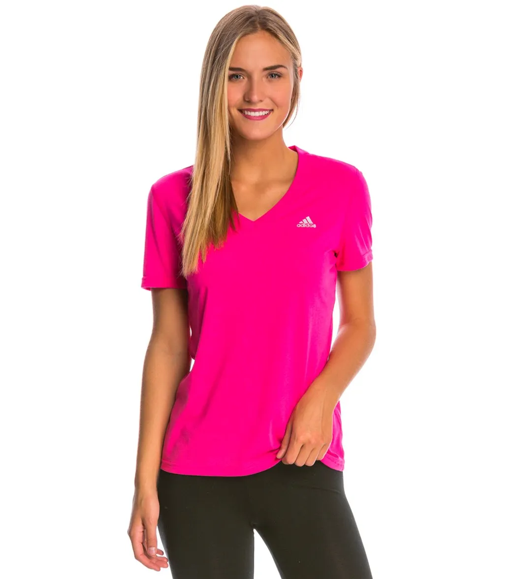 Adidas Women's Ultimate Short Sleeve V-Neck