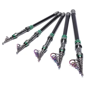 Alien Telescopic Travel Spinning Fishing Rod