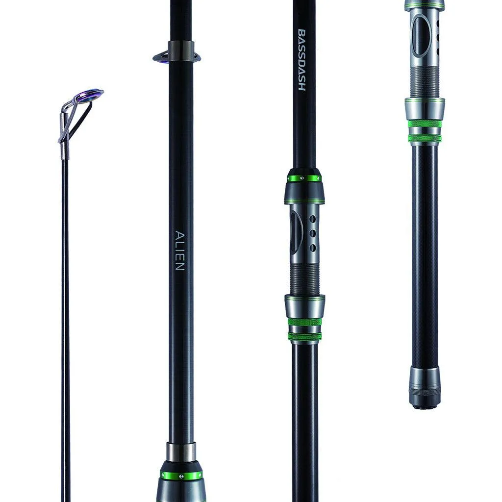 Alien Telescopic Travel Spinning Fishing Rod