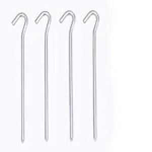 Aluminum Tent Stakes- 7 Inch 4 Pk