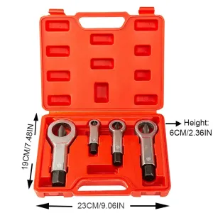 Automotive Heavy-Duty Nut Splitter Tool Set - 4-in-1 Assembly Version
