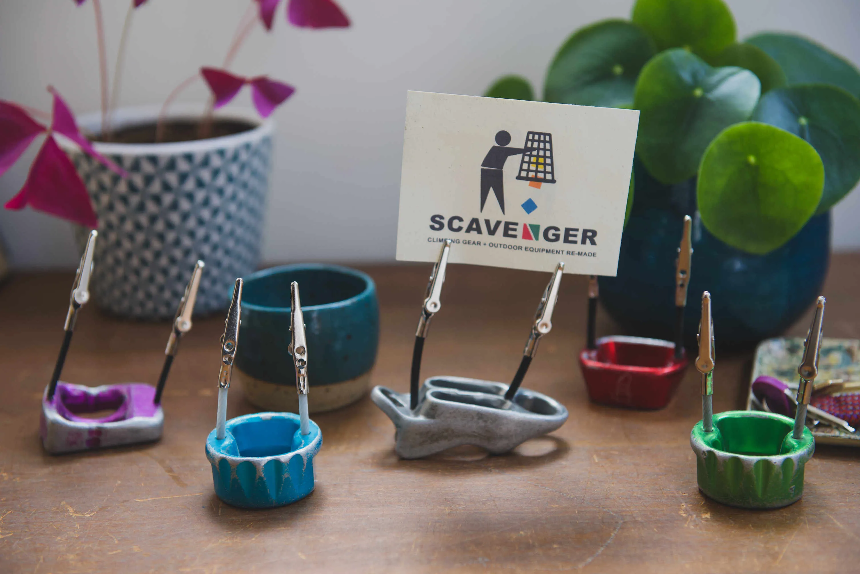 Belay Photo & Memo Holder - Blue