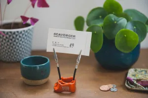 Belay Photo & Memo Holder - Orange