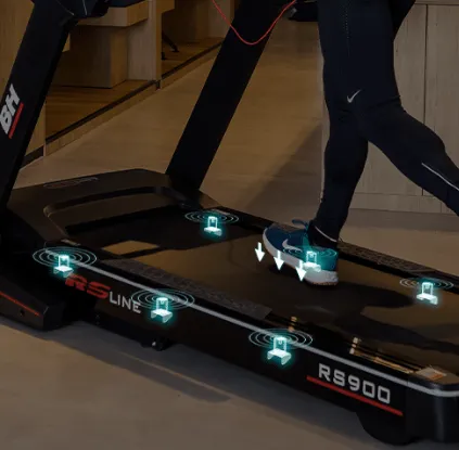BH RS900 LED LCD Treadmill
