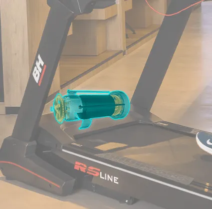 BH RS900 LED LCD Treadmill