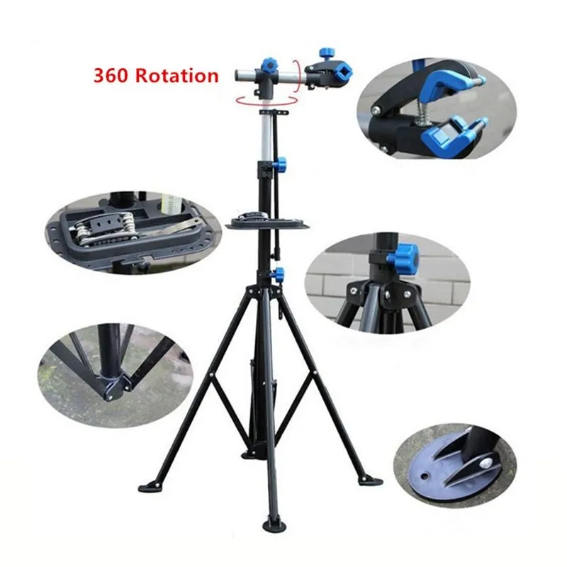 Bike Repair Work Stand With Tool Tray