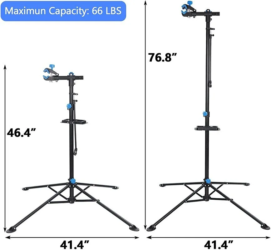 Bike Repair Work Stand With Tool Tray