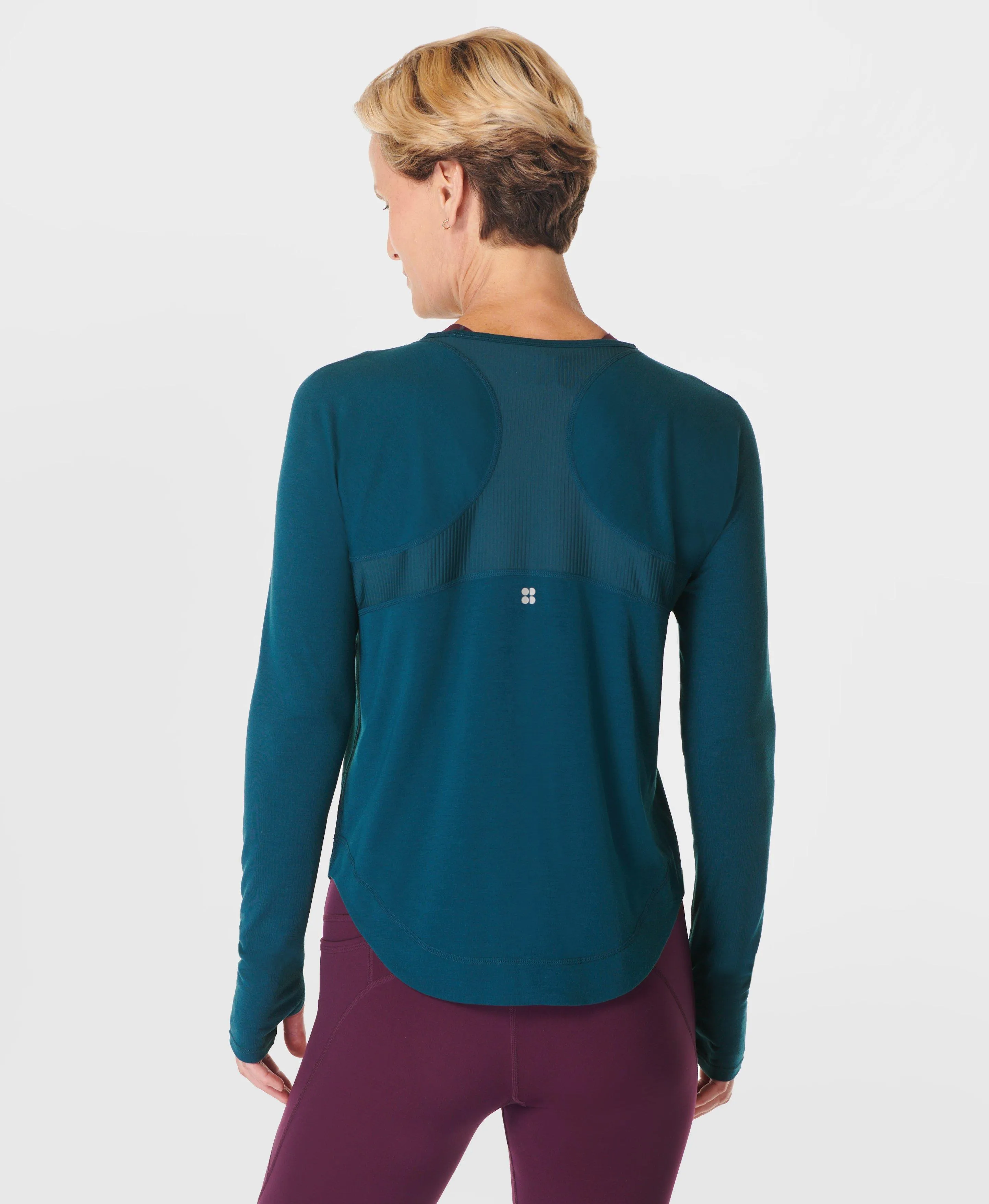 Breathe Easy Long Sleeve Top Sb9122 Deep-Green