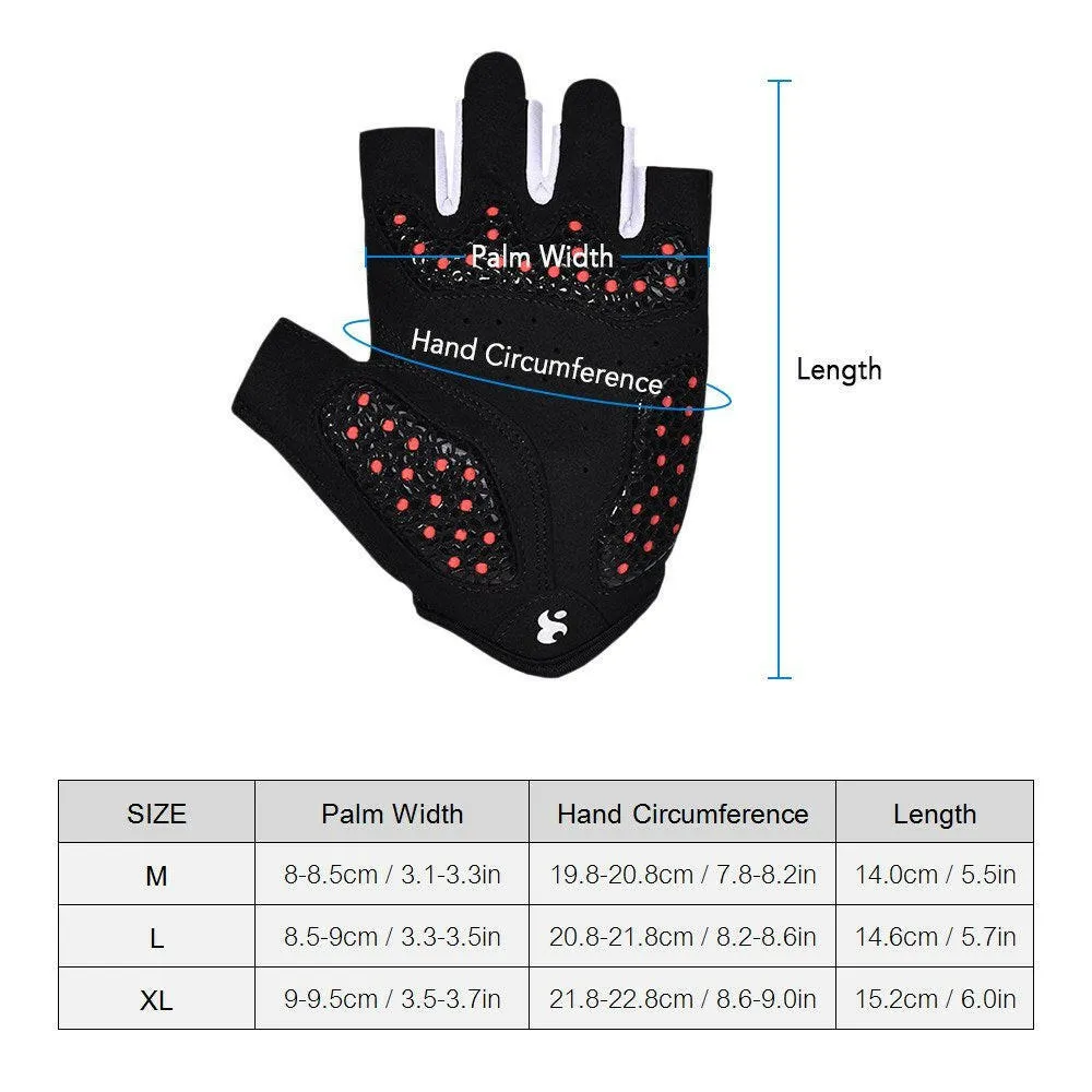 Cycling Gloves Unisex Half Finger Riding Gloves Sports Gloves For Bike Bicycle Motorcycle