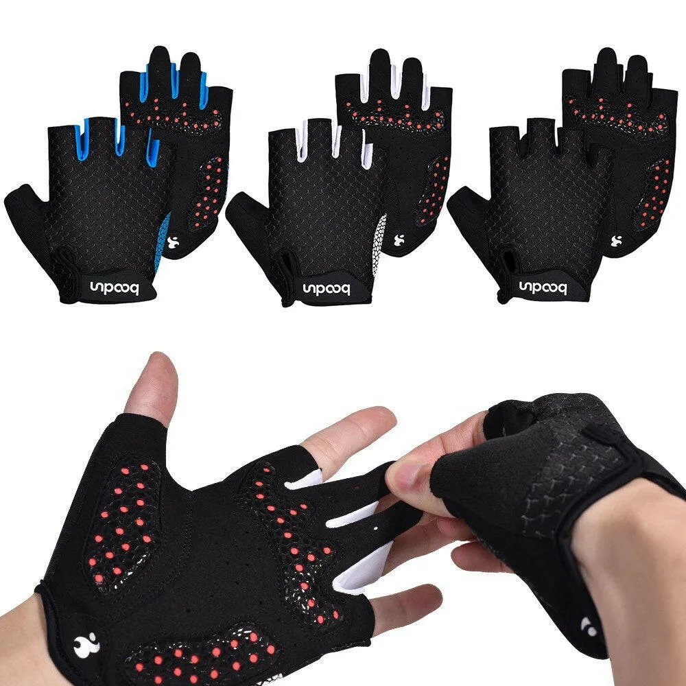 Cycling Gloves Unisex Half Finger Riding Gloves Sports Gloves For Bike Bicycle Motorcycle