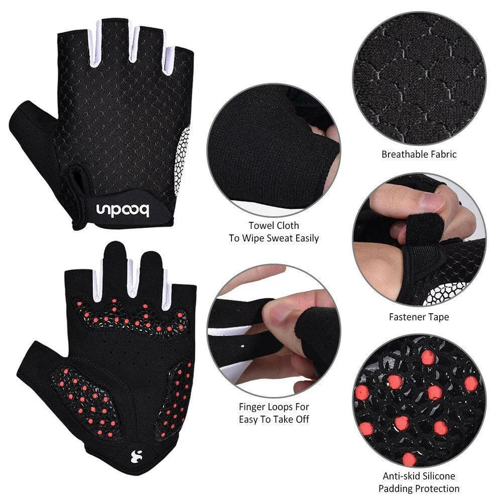 Cycling Gloves Unisex Half Finger Riding Gloves Sports Gloves For Bike Bicycle Motorcycle