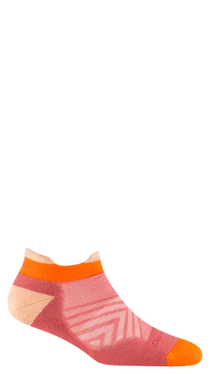 Darn Tough Run No Show Tab Ultra-Lightweight w/ Cushion Run Sock, Canyon, Women's M / Style 1047