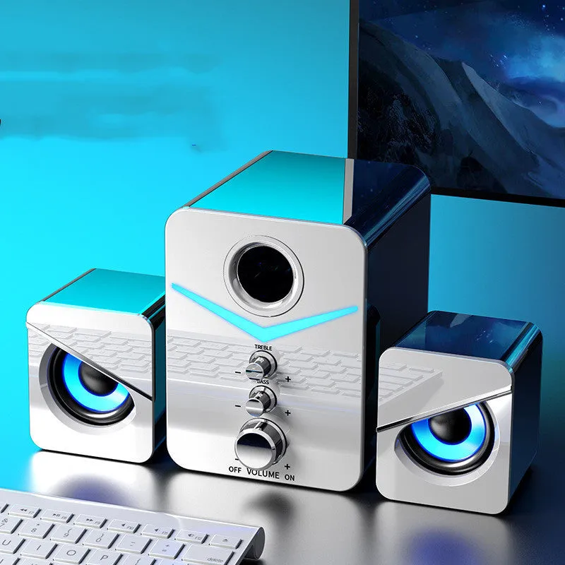 Desktop Computer Speakers: AUX or Bluetooth