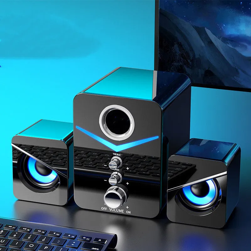 Desktop Computer Speakers: AUX or Bluetooth