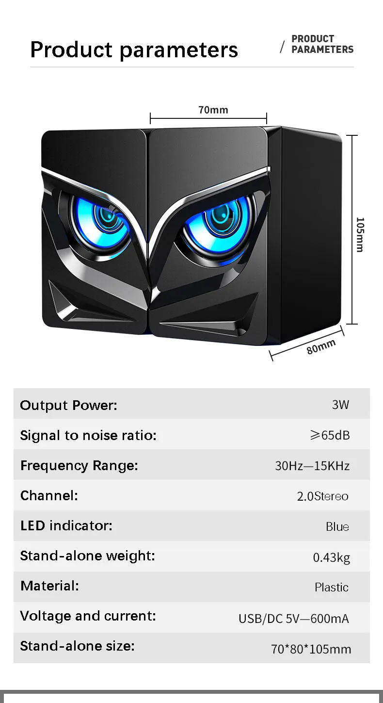 Desktop Computer Speakers: AUX or Bluetooth