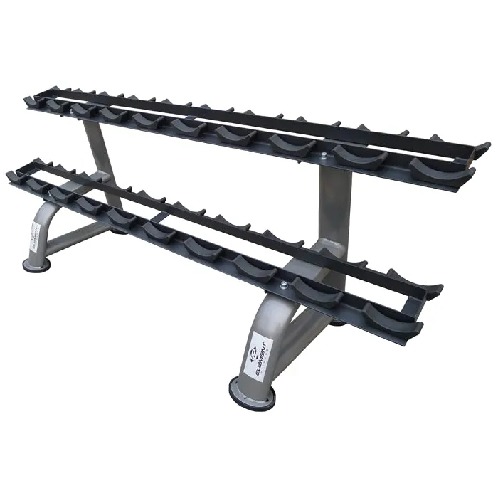 Element Fitness 5-50 Platinum Dumbbell Set with Stand