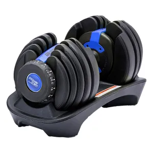 Ergonomic 24KG Adjustable Dumbbell 15 Weights - Powertrain