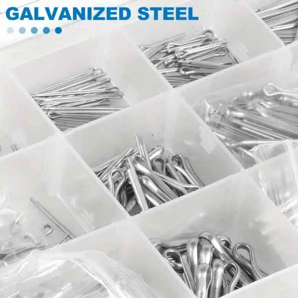 Fastenings 420-Piece Cotter Pin Assortment Kit