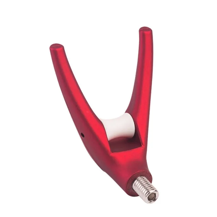 Fishing Rod With Wheel Universal Interface Bracket Head, Color: Red