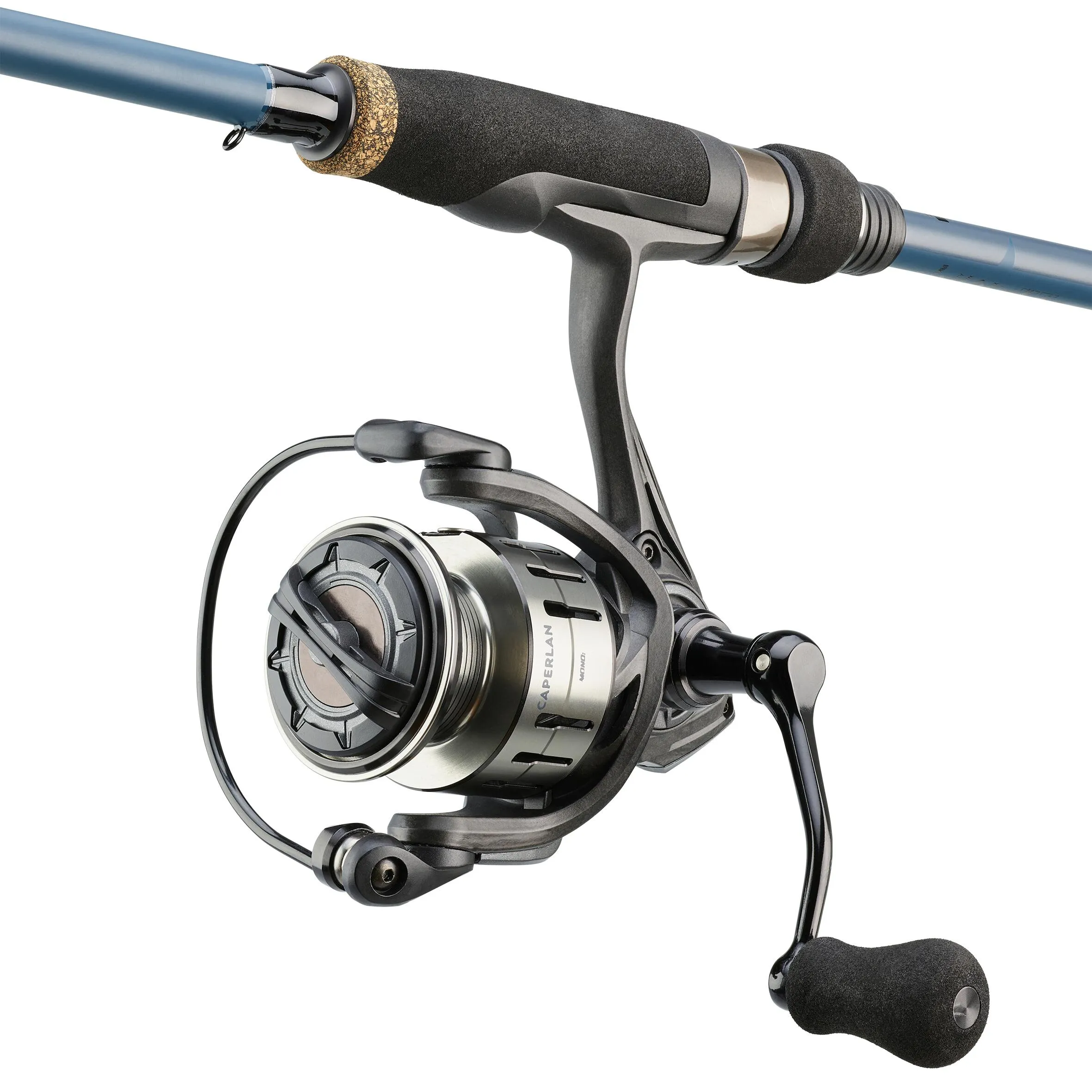 Fishing set rod and reel WXM-5 240 H CAPERLAN, black/dark blue