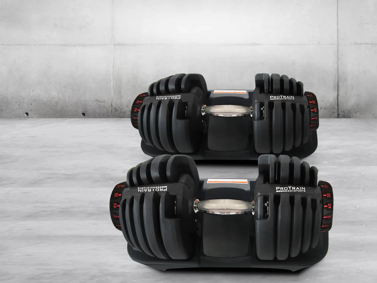 Fitness PAIR ADJUSTABLE DUMBBELLS 40KG