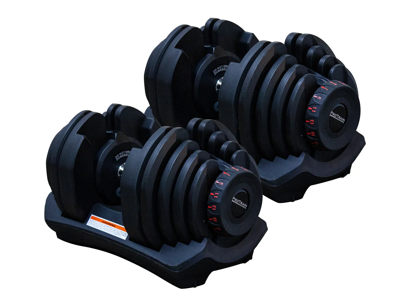 Fitness PAIR ADJUSTABLE DUMBBELLS 40KG