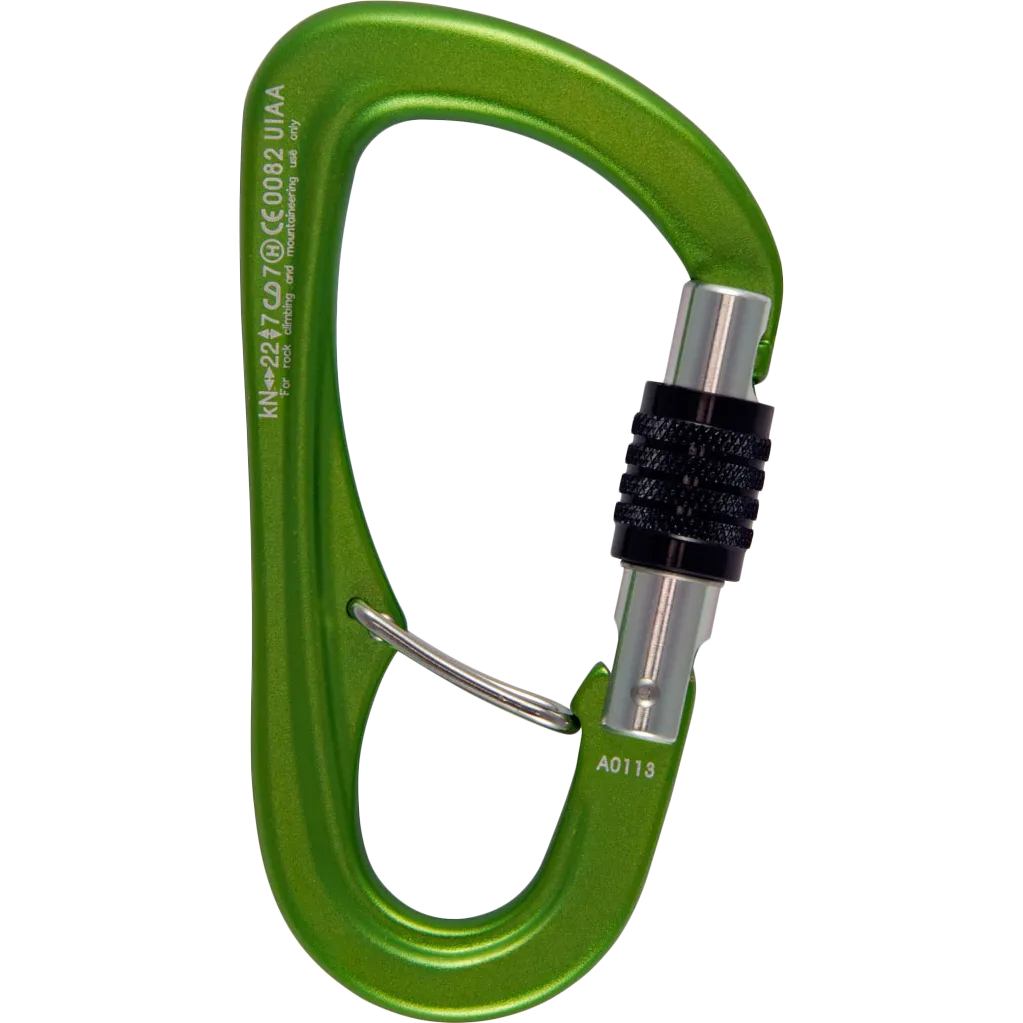 Gatekeeper Locking Carabiner - Green