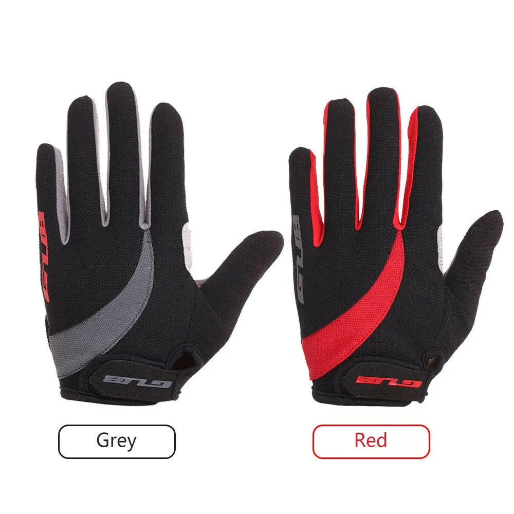 GUB Unisex Gel Padded Touch Screen Full Finger Cycling Gloves MTB Road Bike Bicycle Riding Outdoor Sport Gloves