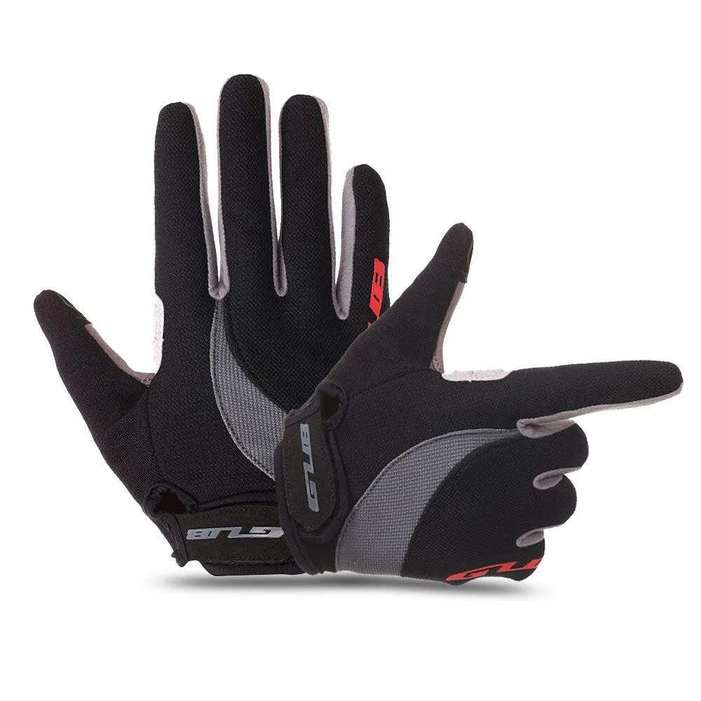GUB Unisex Gel Padded Touch Screen Full Finger Cycling Gloves MTB Road Bike Bicycle Riding Outdoor Sport Gloves