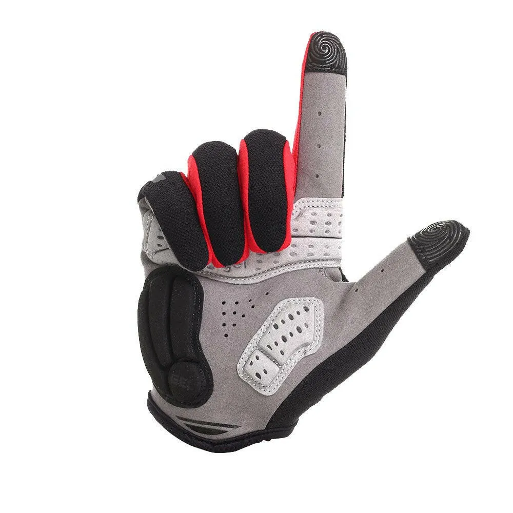 GUB Unisex Gel Padded Touch Screen Full Finger Cycling Gloves MTB Road Bike Bicycle Riding Outdoor Sport Gloves