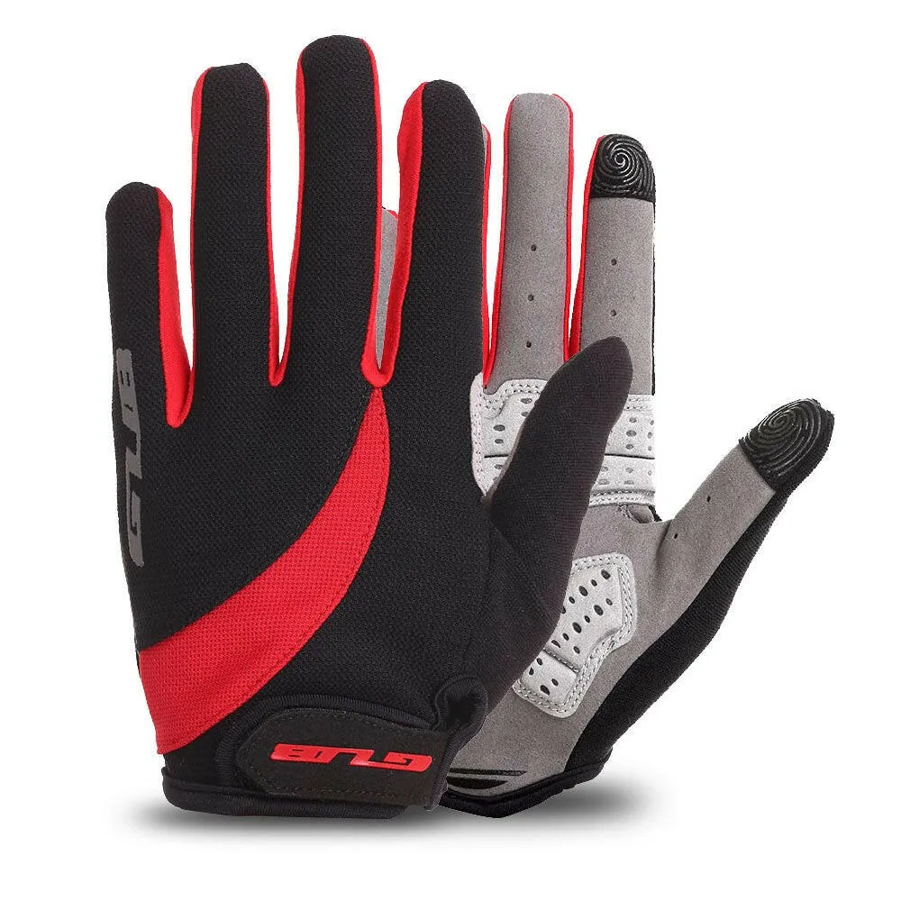 GUB Unisex Gel Padded Touch Screen Full Finger Cycling Gloves MTB Road Bike Bicycle Riding Outdoor Sport Gloves