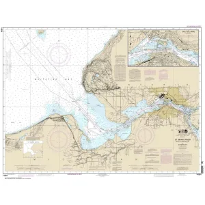 Historical NOAA Chart 14884: St. Marys River - Head of Lake Nicolet to Whitefish Bay; Sault Ste. Marie