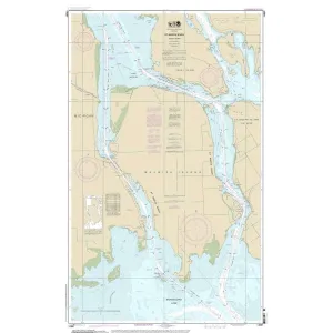 Historical NOAA Chart 14887: St Marys River - Neebish Island