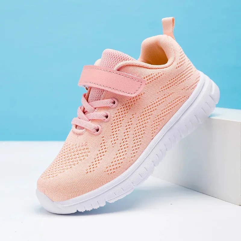 Kids Girls Casual Tennis Sports Mesh Running Sneakers