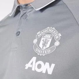Manchester United 2017/18 Training Polo Shirt  Grey