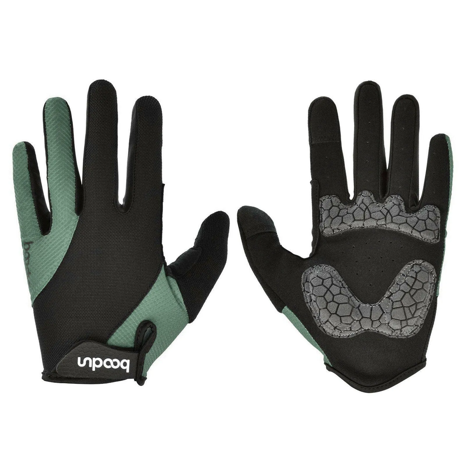 Mountain Bike Gloves Full Finger Cycling Breathable Gloves Anti-skid Mountain Bike Gloves Wear-resistant Women and Men Gel Palm Mittens Shock-Absorbing Road Bicycle Gloves