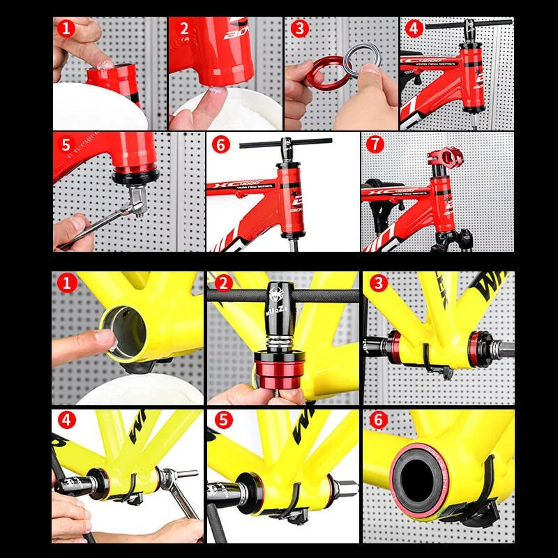 MUQZI Bike Bottom Bracket And Bearing Install Removal Tool For BB86 BB30 BB92 PF30 And Bike Headset Press Tool MTB Repair Kit
