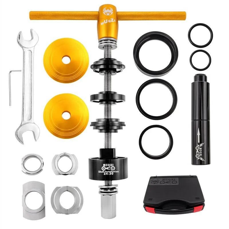 MUQZI Bike Bottom Bracket And Bearing Install Removal Tool For BB86 BB30 BB92 PF30 And Bike Headset Press Tool MTB Repair Kit