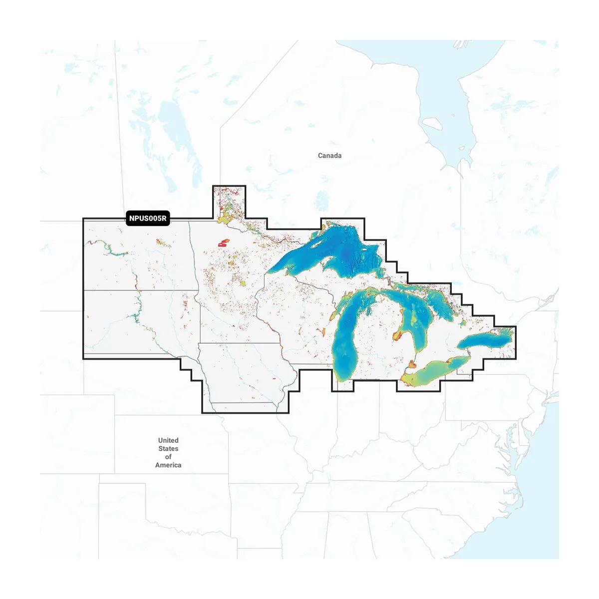 Navionics Platinum  U.S. North & Great Lakes - Marine Charts 010-C1368-40
