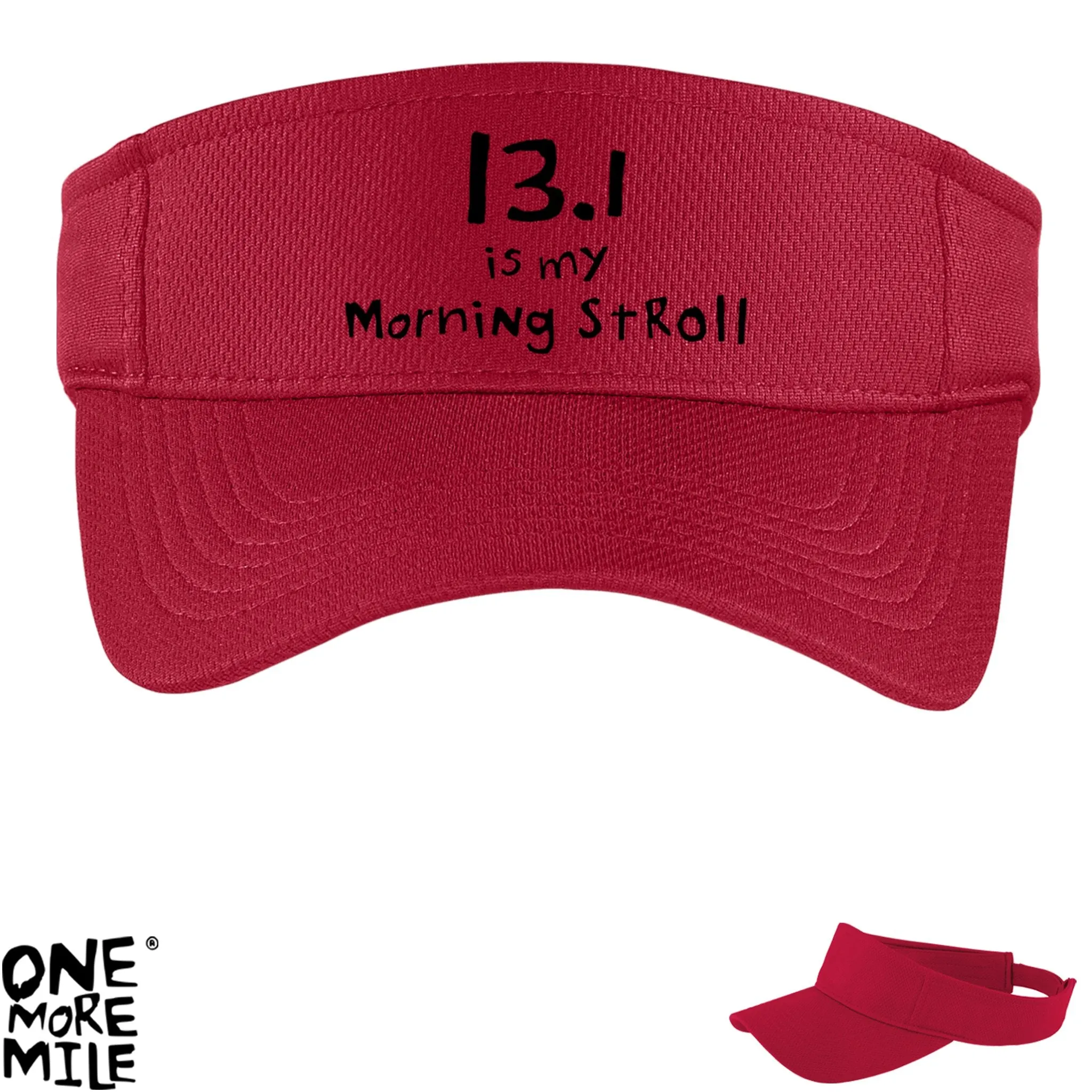 OMM Running Visor - "13.1 Is My Morning Stroll"