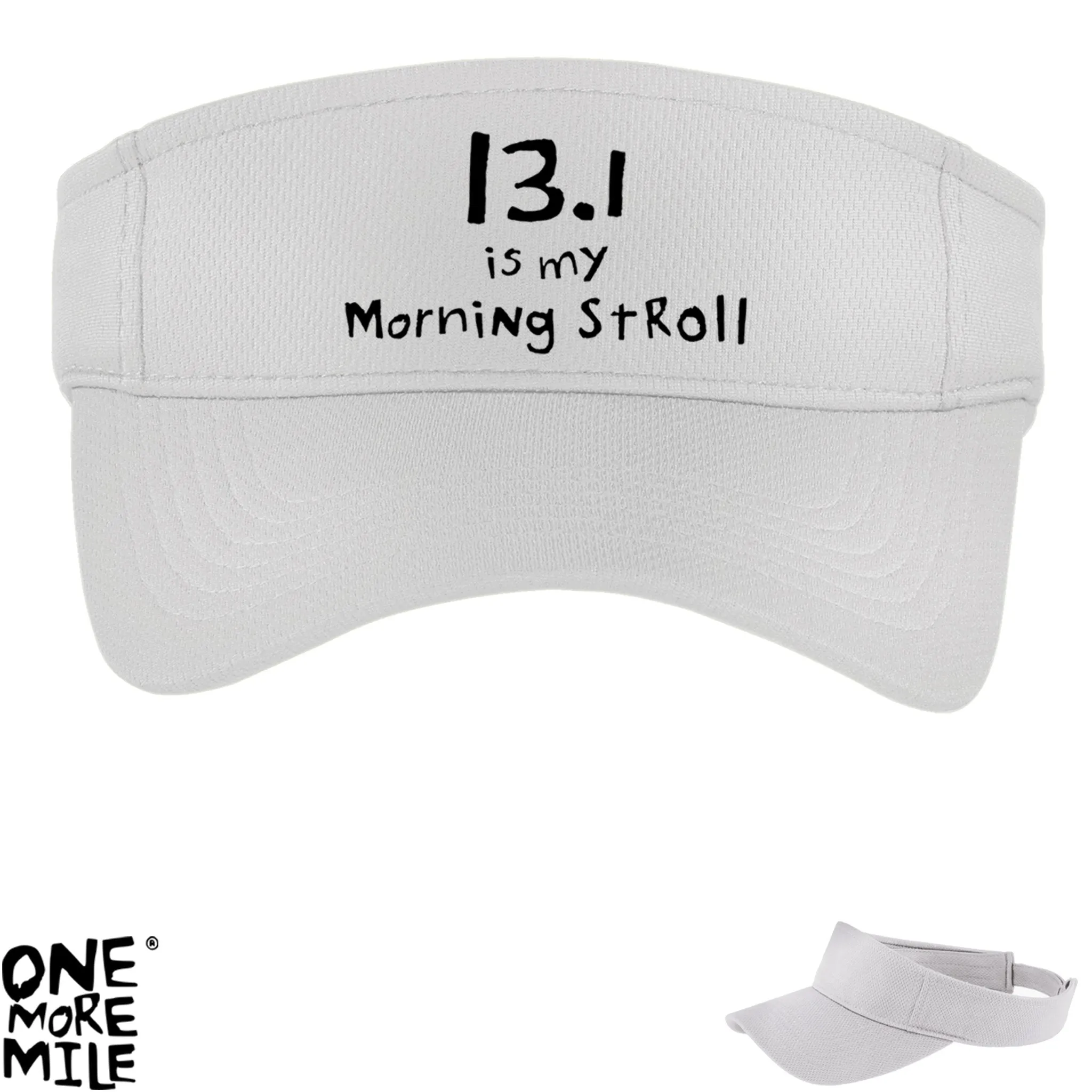 OMM Running Visor - "13.1 Is My Morning Stroll"