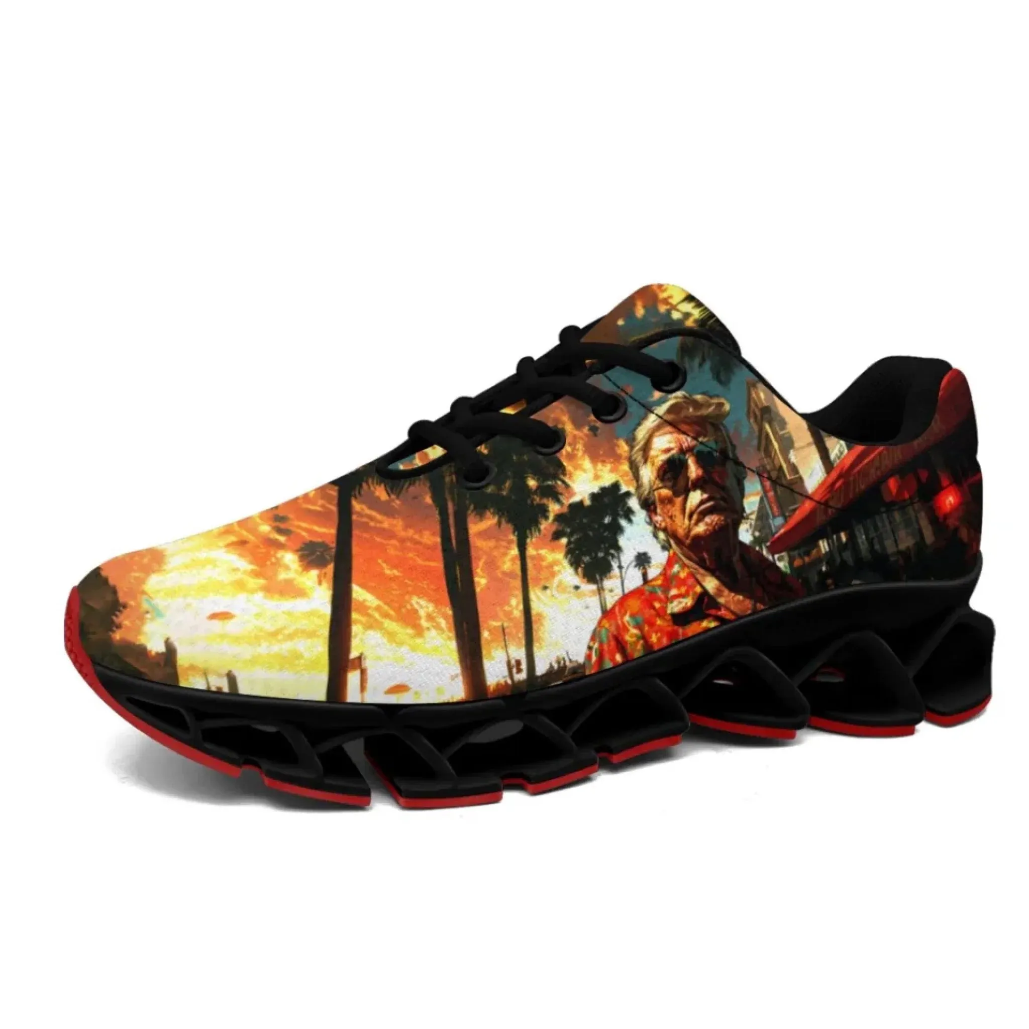 Personalized Trump Sneakers, Custom Breathable and Patriotic Shoes, Pride Unisex Running Shoes