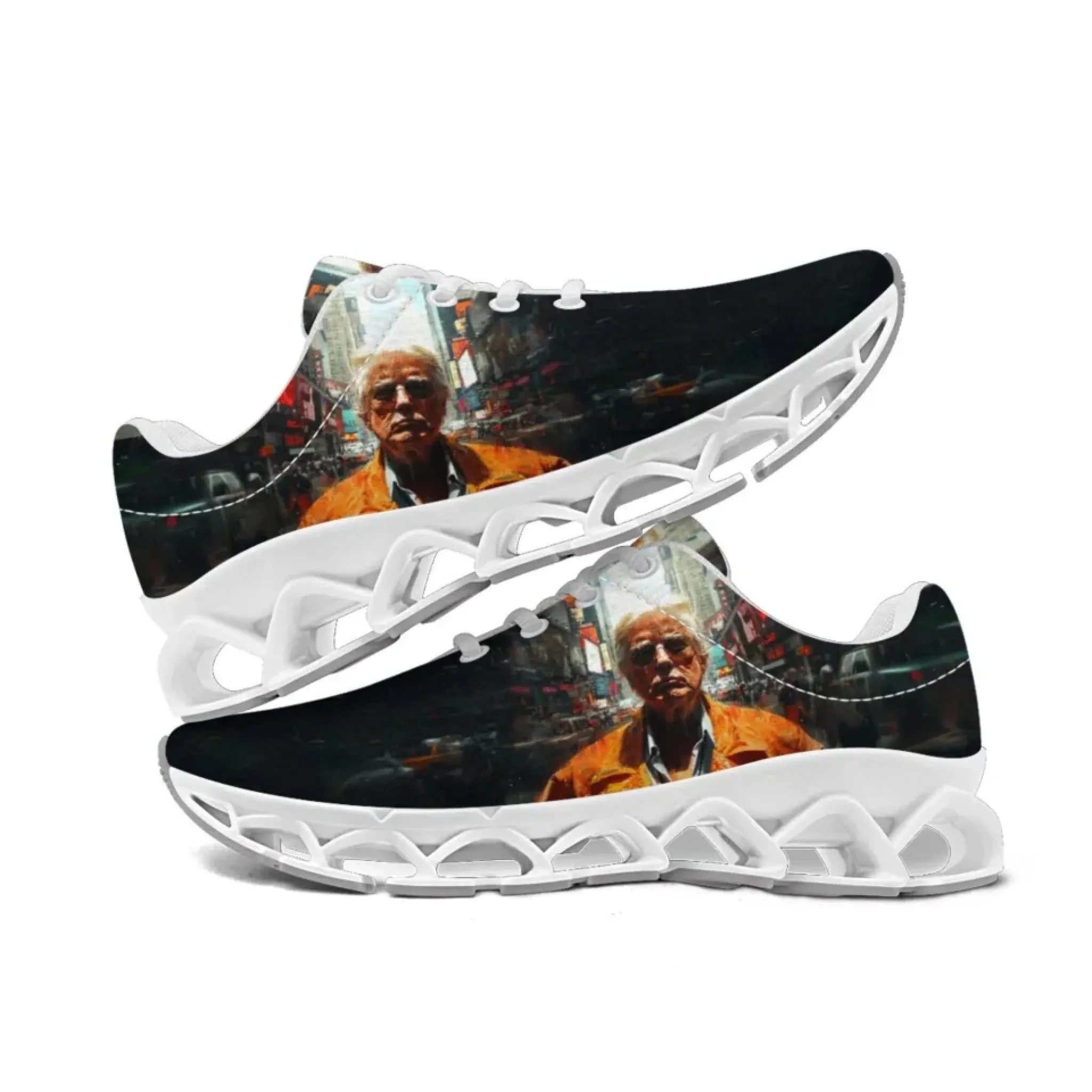 Personalized Trump Sneakers, Custom Breathable and Patriotic Shoes, Pride Unisex Running Shoes