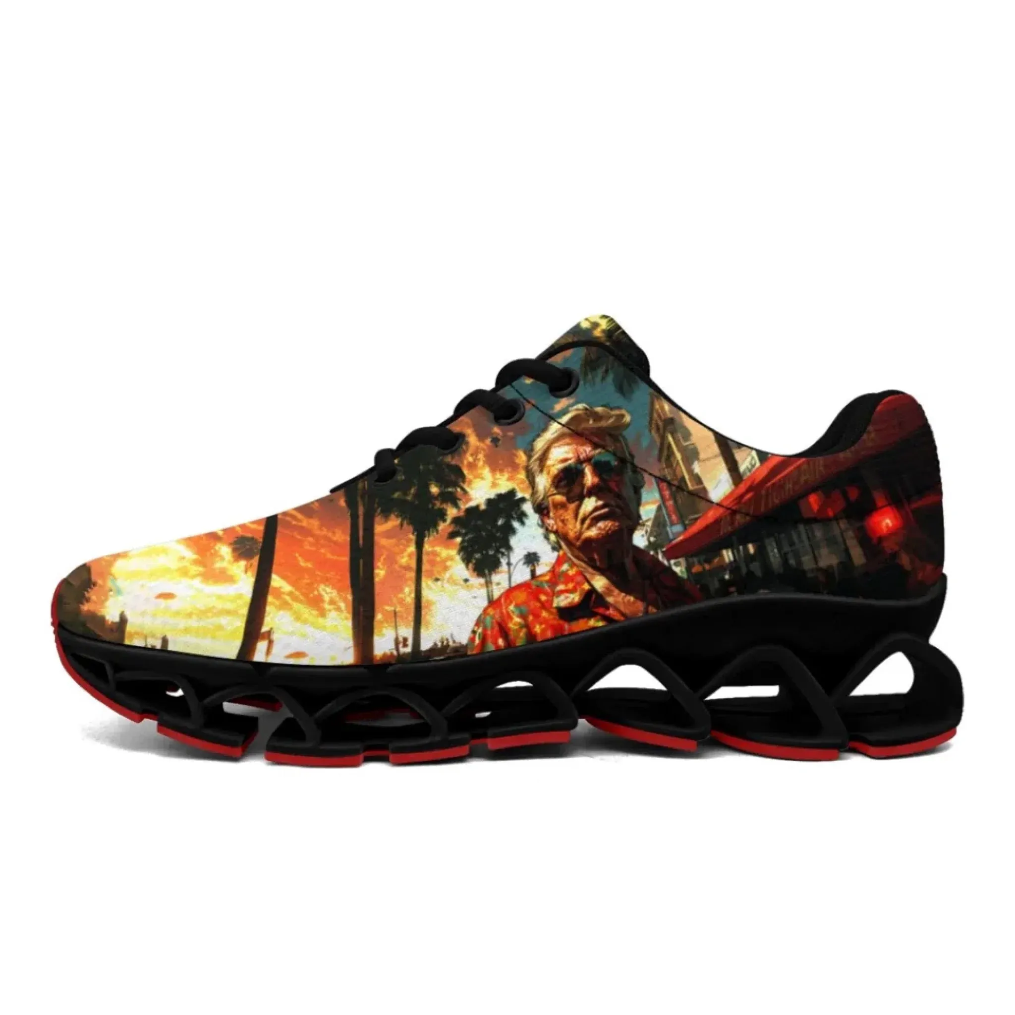 Personalized Trump Sneakers, Custom Breathable and Patriotic Shoes, Pride Unisex Running Shoes