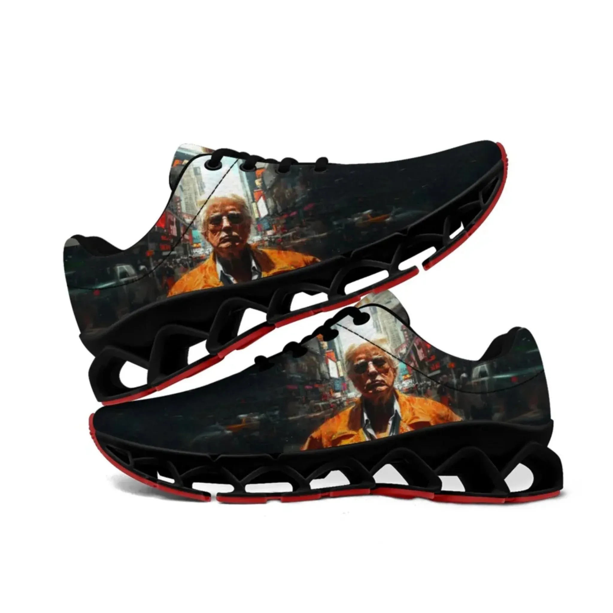 Personalized Trump Sneakers, Custom Breathable and Patriotic Shoes, Pride Unisex Running Shoes