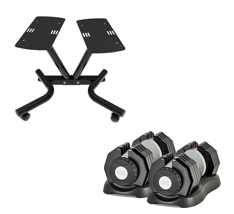Quick Select Adjustable Dumbbell Set / Pair   Stand Packages